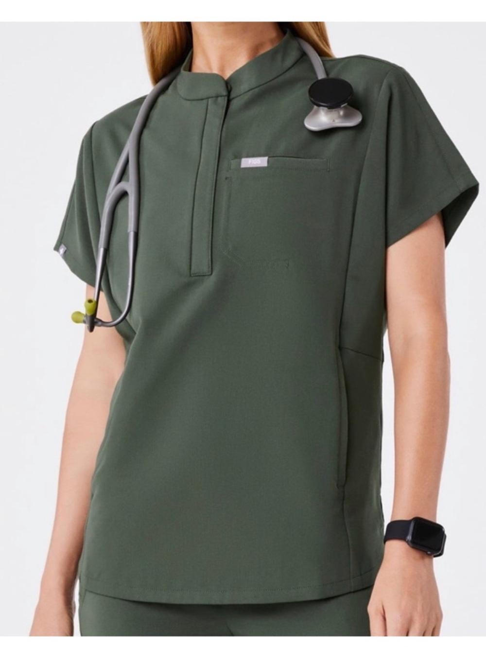 FIGS Montex Top- Moss